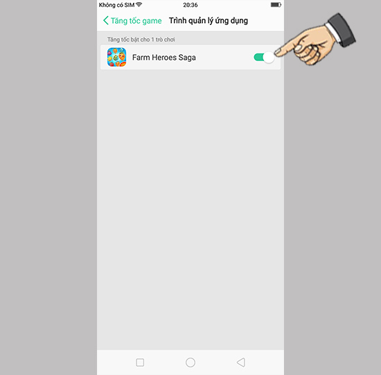 Bật tăng tốc game